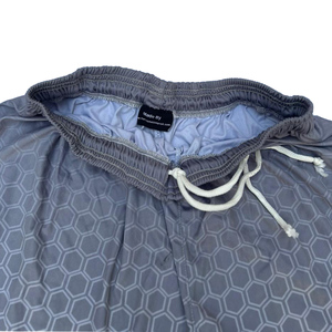 Pantalones Cortos Deportivos Transpirables de Malla con Estampado Sólido para Hombre, Cintura Elástica, Corte Regular, Marca Harry Johnson Production - Product Image 2