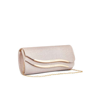 P24172 Champagne Fancy Clutch Elegante Cadena fina y pulseras de eslabones Accesorio - Product Image 2