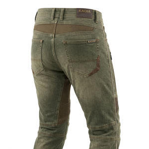 Jeans de moto personnalisés professionnels KADO - Pantalons en denim renforcés et protégés avec armure CE pour hommes - Product Image 4