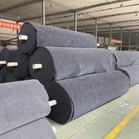 Polyester bateau superposé remorque tapis velours style utilisé pour les campeurs caravanes maison hôtel bureau et salon avec porte d'accès