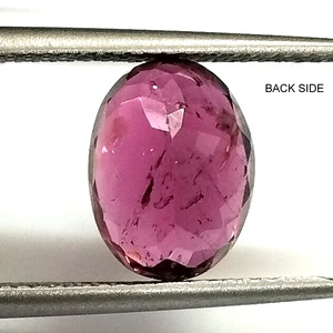 Magnifique tourmaline rose naturelle de 3,00 carats, taille ovale, facettée, non traitée, pierre précieuse en vrac de 7,7x10,2 mm pour la création de bijoux - Product Image 6