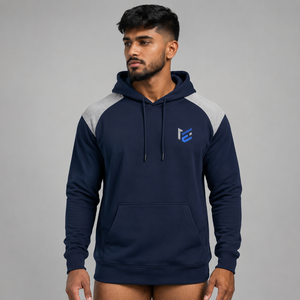 Sweat-shirts à capuche pour hommes 100% coton, streetwear, avec cordon de serrage, logo personnalisé, sweat-shirts à capuche pour hommes - Product Image 1