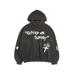 Sweat à capuche en molleton 100 % coton épais 400 GSM, coupe oversize, marque privée, fournisseur OEM - Product Image 1