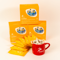 Café en Sachet 100% Pur et Frais, Doux et Léger, Idéal pour les Voyageurs et le Personnel de Bureau, Grains Robusta Torréfaction Urbaine, Facile à Utiliser, Emballage en Boîte