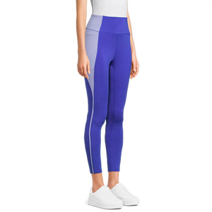 Leggings tricotés mi-taille pour femmes, personnalisables avec logo, sans couture, respirants, pour le fitness, la gym et le yoga, collection été – Qualité supérieure, prix de gros - Product Image 3