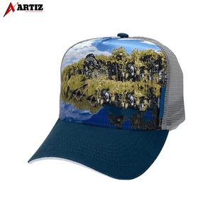 Gorra Trucker Deportiva con Estampado de Tigre, 100% Algodón, Malla Transpirable, Impermeable, Estilo Hip Hop, para Viajes y Actividades al Aire Libre, con Parche y Cierre a Presión - Product Image 6