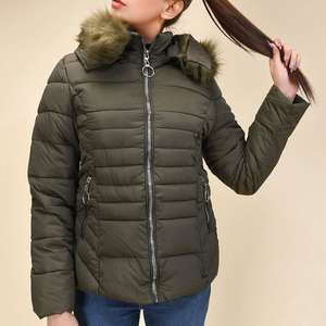 Long Sleeves Latest Design High Quality Women Puffer Jacket Women Top Selling Custom Design Puffer Jacket Regular Length - Product Image 5