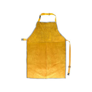 Delantal Amarillo de Algodón Tejido con Cintura Ajustable y Bolsillo Frontal para Cocinar a Diario - Product Image 1