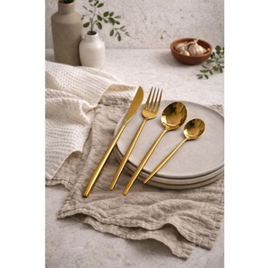 Wholesale Supply Food <b>Safe</b> Stainless Steel Spoon with Resin Handle Smooth Finish <b>for</b> Kitchen and Dining Accessories <b>For</b> <b>Sale</b> - Product Image 1