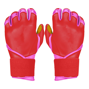 Guantes de bateo de béisbol personalizados, antideslizantes, de cuero duradero, para entrenamiento deportivo juvenil y adulto LBBG-0019 - Product Image 1