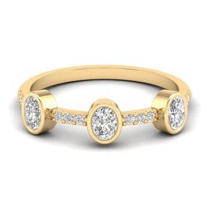 REYES – bague de luxe en or blanc 14K, diamant cultivé en laboratoire HPHT CVD, accessoires pour femmes, cadeau de fiançailles, bijoux fins pour femmes - Product Image 6