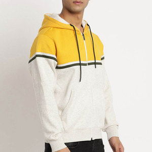 Sweat à capuche unisexe personnalisable pour homme, entièrement zippé, motif uni brodé, coupe droite, 100 % coton molletonné, hiver, épaules tombantes - Product Image 3