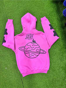 เสื้อฮู้ดดี้ผู้ชายคุณภาพสูงแบบขายส่ง หนัก 500gsm ผ้าฝ้ายหนานุ่มทรงโอเวอร์ไซส์ แบบเรียบ สามารถสั่งทำได้ ซักแล้วไม่หด - Product Image 3