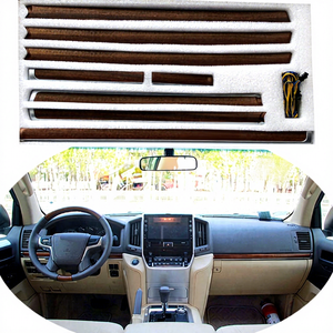 Maictop-piezas de madera de melocotón para land cruiser <span class=keywords><strong>lc</strong></span> <span class=keywords><strong>200</strong></span> Lc200 Fj200 2008-2021, accesorios para el interior del coche, mejora - Product Image 1