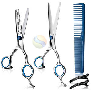 Ciseaux de coiffure professionnels en acier inoxydable J2 de qualité supérieure, ultra-affûtés, pour salon, en acier J2 - Product Image 1