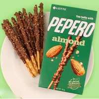 Bâtonnets de biscuits aux noisettes les plus vendus 32g Marque coréenne Pepero Biscuits sucrés Prix compétitif Vente en gros Exportation