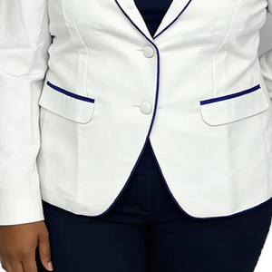 Blazer de Lana Cruzado para Mujer, Hecho a Medida, Tallas Grandes, con Escudo Bordado de Hermandades y Fraternidades, Cortavientos y Transpirable, ODM 2026 - Product Image 5