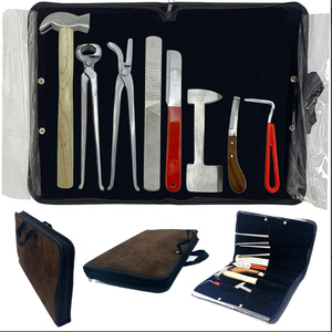 Farrier <b>Kit</b> Heavy Duty Stainless Steel Equine Hoof Care Tools <b>for</b> Trimming and Shoeing Reusable Sustainable Set Custom - Product Image 5