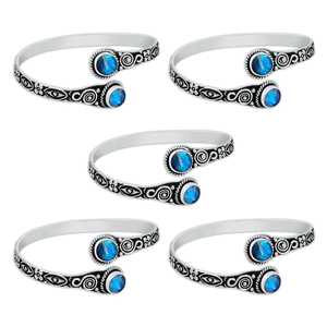 Pulsera de Labradorita Azul Natural con Destellos, Forma Redonda, para Mujer, a Precio de Fábrica, Ideal para Regalo - Product Image 2
