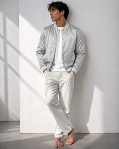 Stylish varsity jacket delivering soft warmth durable performance and sporty sophistication for fashionable casual outerwear use - Product Image 6