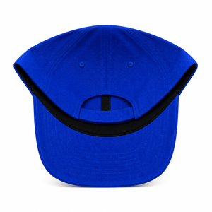 Casquette de baseball en coton bleue à 6 panneaux, réglable, unisexe, décontractée, couleur unie, visière incurvée - Product Image 5