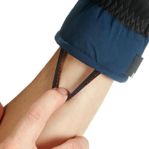 Mitaines de ski personnalisées pour hommes en cuir premium, chaudes, imperméables, avec dos en polyester, pour le snowboard, en vente en gros - Product Image 4