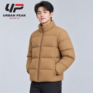 Veste matelassée légère pour homme avec coque en polyester lisse, rembourrage confortable et design pratique pour les activités de plein air décontractées - Product Image 5