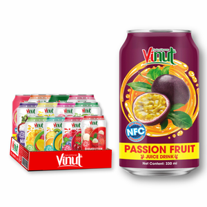 Passion Juice 330ml, sin azúcar, OEM/ODM, precio de fábrica, Etiqueta Privada, fabricante de Vietnam de muestra gratis - Product Image 1