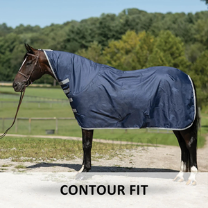 Manta Impermeable para Caballos, Personalizada, con Cubrecuello, para Uso en Exteriores e Interiores en Invierno - Product Image 3