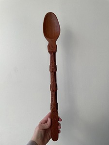 Cuillère à thé en bois durable, cuillère à café et sucre en bois naturel, manche lisse, ustensile de cuisine - Product Image 6