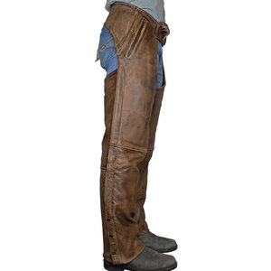 Chaparreras de cuero genuino para hombre, profesionales, impermeables, hechas de cuero, en venta a bajo precio. - Product Image 4