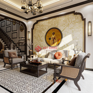 Carrelage extérieur en ciment 190x190mm pour murs modernes et créatifs - Product Image 1