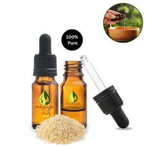Aceite de Sésamo Orgánico Natural de la India, 100% Puro, Prensado en Frío, Aceite Portador para el Cuidado de la Piel - Product Image 4