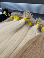 Ekstensi Rambut Nanoring Berkualitas Tinggi Rambut Manusia India Mentah Lurus Halus Bergelombang 50cm hingga 70cm Berwarna # 1 # Harga Grosir PLA