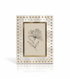 Cadre photo moderne en os incrusté et résine pour décoration intérieure de luxe, fait main, écologique AZ ENTERPRISES AZE-BF034, cadeau décoratif - Product Image 5