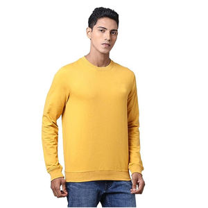 เสื้อสเวตเชิ้ตผู้ชายผ้าฟลีซเนื้อนุ่ม คุณภาพสูง ผลิตจากผ้าฝ้ายผสม แห้งเร็ว 240 กรัม อุ่นสบาย คอกลม สวมใส่สบายๆ แบบลำลอง - Product Image 1