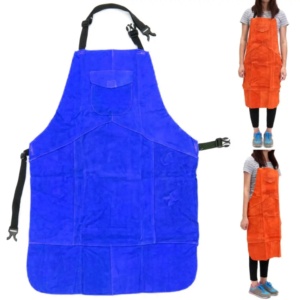 Superior Quality Cowhide Split <b>Leather</b> CE Certified Sleeveless Welding <b>Apron</b> Fire Resistant Oil-Resistant European Style Heavy - Product Image 6