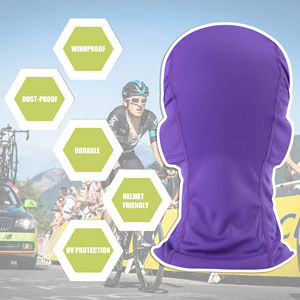 Pasamontañas de Poliéster Personalizado Más Vendido, Tela de Alta Calidad, Ligero, Ecológico, Cubre Rostro, Máscara Deportiva para Esquí - Product Image 2