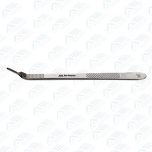 Manche de scalpel long, porte-lame de scalpel pour chirurgie dentaire, manche de scalpel long de 21 cm, manche de scalpel angulaire, lame tranchante, instrument médical - Product Image 6