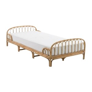 Cama de Ratán Natural de Alta Calidad con Colchón, Muebles Infantiles para Habitación de Niños, Precio de Mayoreo de Fábrica, Gran Venta, Barata - Product Image 1