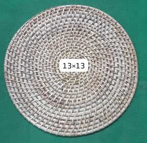 Handwoven rattan trays <b>crafted</b> <b>with</b> natural fibers ideal for serving home decorgifting <b>storage</b> and <b>table</b> styling - Product Image 2