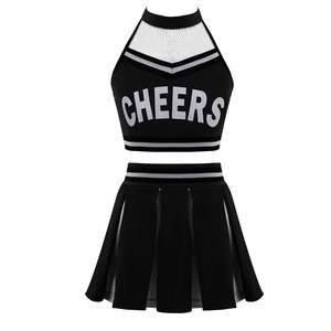 Ensemble d'uniformes de cheerleading surdimensionnés pour femmes, respirants, à séchage rapide, dernier design, best-seller, 100% polyester - Product Image 3