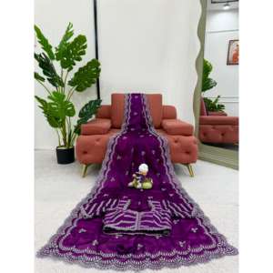 ชุดเดรสใส่ทำงานส่าหรีมีลำดับที่สง่างามสำหรับงานปาร์ตี้ - Product Image 4