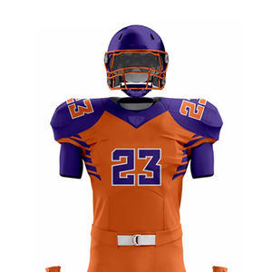 Uniforme de Fútbol Americano Personalizado, Jersey Transpirable con Estampado, Manga Corta, Precio Razonable - Product Image 4