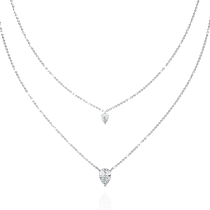 Collier pendentif en argent 925 avec moissanite ovale, chaîne solitaire, bijoux minimalistes pour femmes - Product Image 6