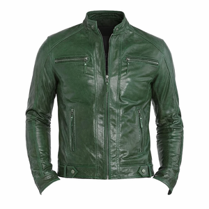 Chaqueta de Cuero para Motociclistas de Alta Calidad, Personalizada, Estilo Clásico, Forro Transpirable, Proveedor de Chaquetas Abrigadas para Exteriores - Product Image 1