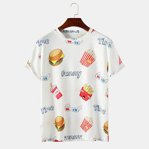 Camisetas Casuales de Verano para Hombre, Ligeras y Duraderas, 100% Algodón, Tela de Lona, Ropa Urbana, Transpirable, Ecológica, Venta al Por Mayor a Bajo Precio - Product Image 1