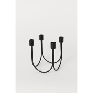 <b>Black</b> Color Aluminum Taper Candle Holder for Home Wedding Event Lights Decoration Stylish Handmade Candle Taper - Product Image 5