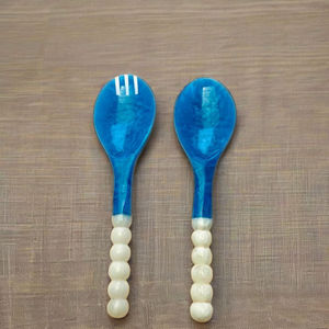 Excellent Quality Decorative White Swirl Resin <b>Salad</b> <b>Servers</b> With Finished or Matte Available at Wholesale Price - Product Image 4