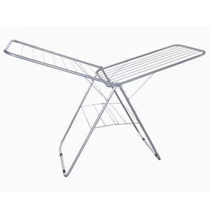 Heavy Duty Foldable Iron Clothes <b>Drying</b> <b>Rack</b> Indoor Outdoor Laundry Stand Space Saving Garment Dryer <b>Rack</b> Home Balcony Organizer - Product Image 3